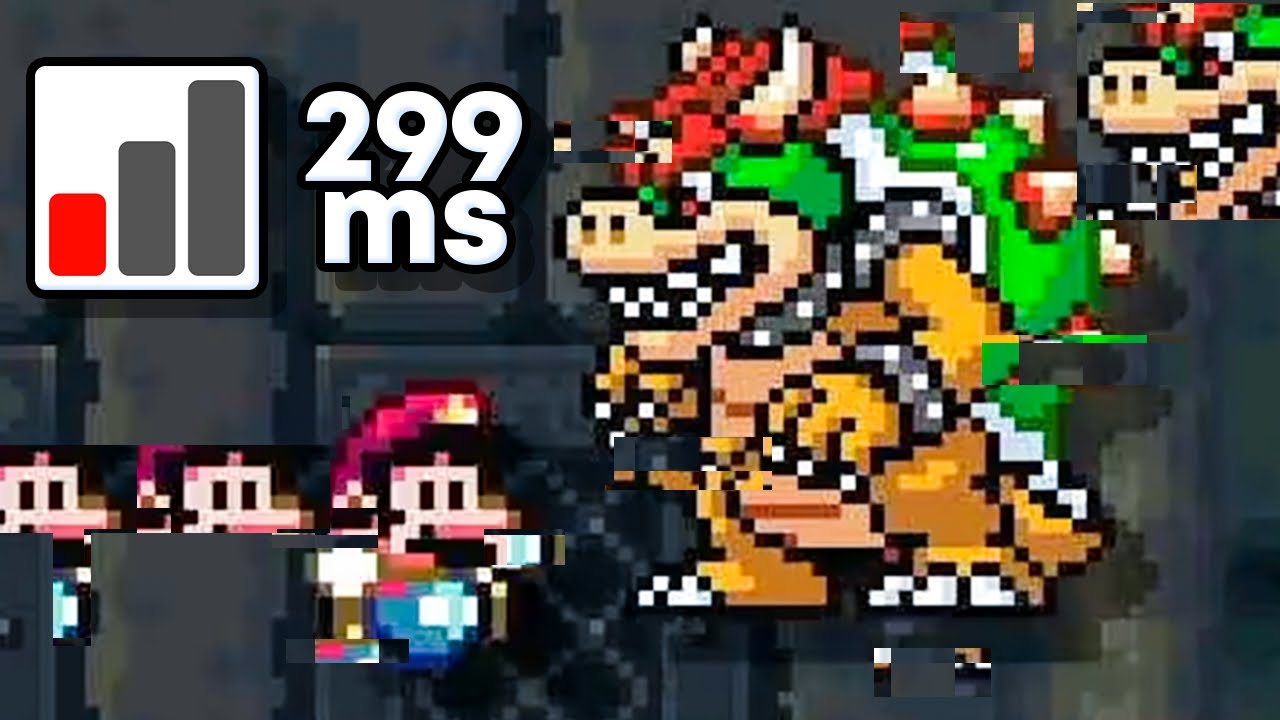 Mario Maker, but every level adds more lag