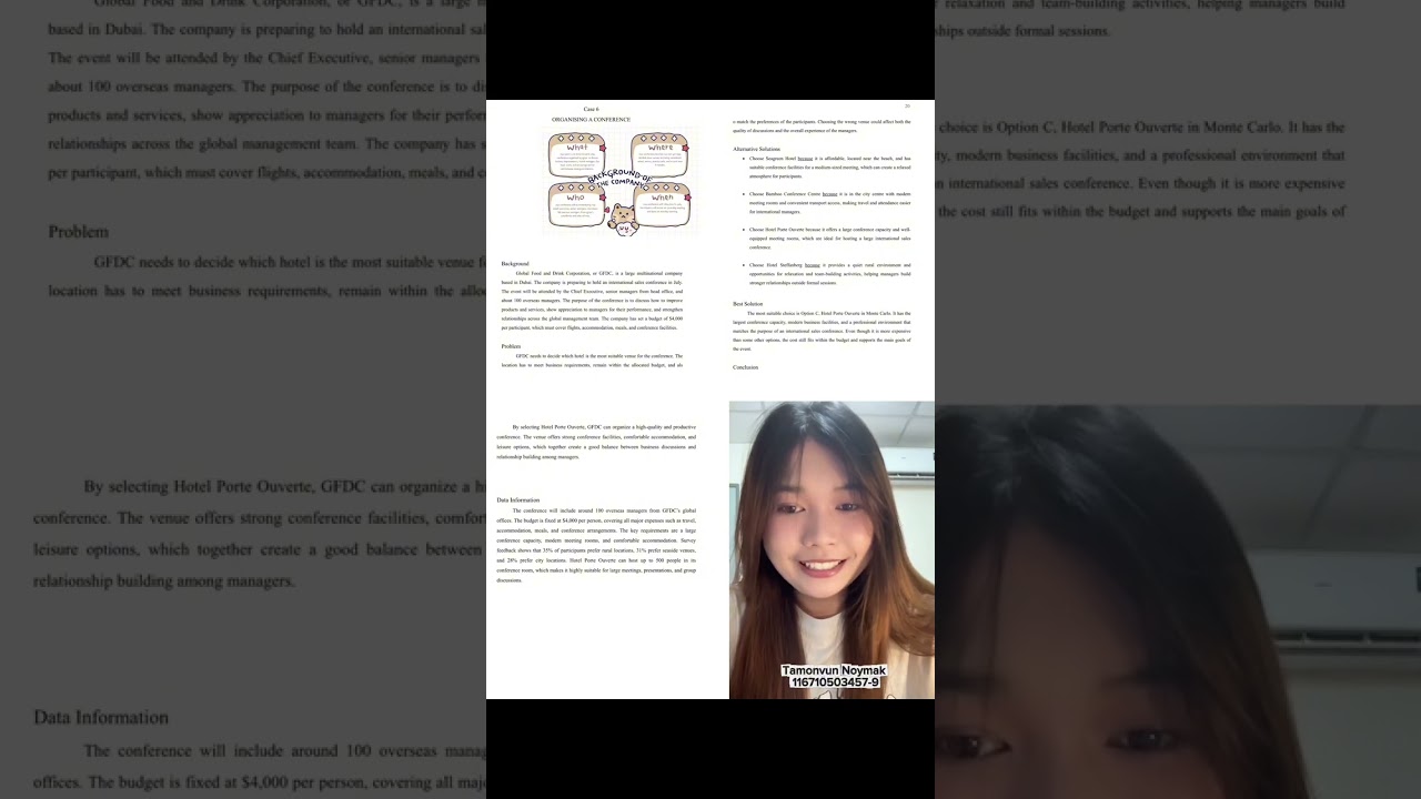 English for Global Business Case Study Project Group 2