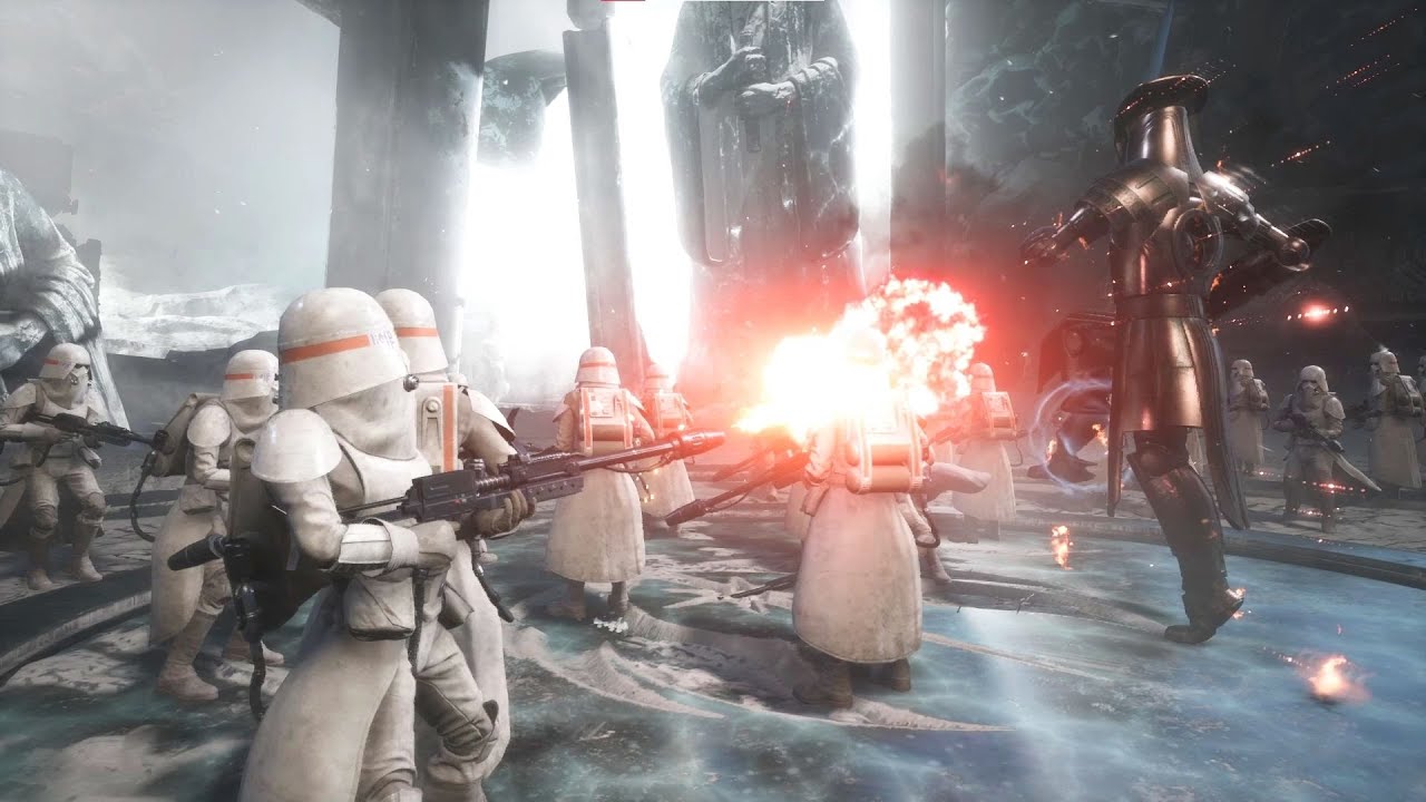 Flame Troopers VS Tomb Guardians | Star Wars Jedi : Fallen Order | NPC Battle