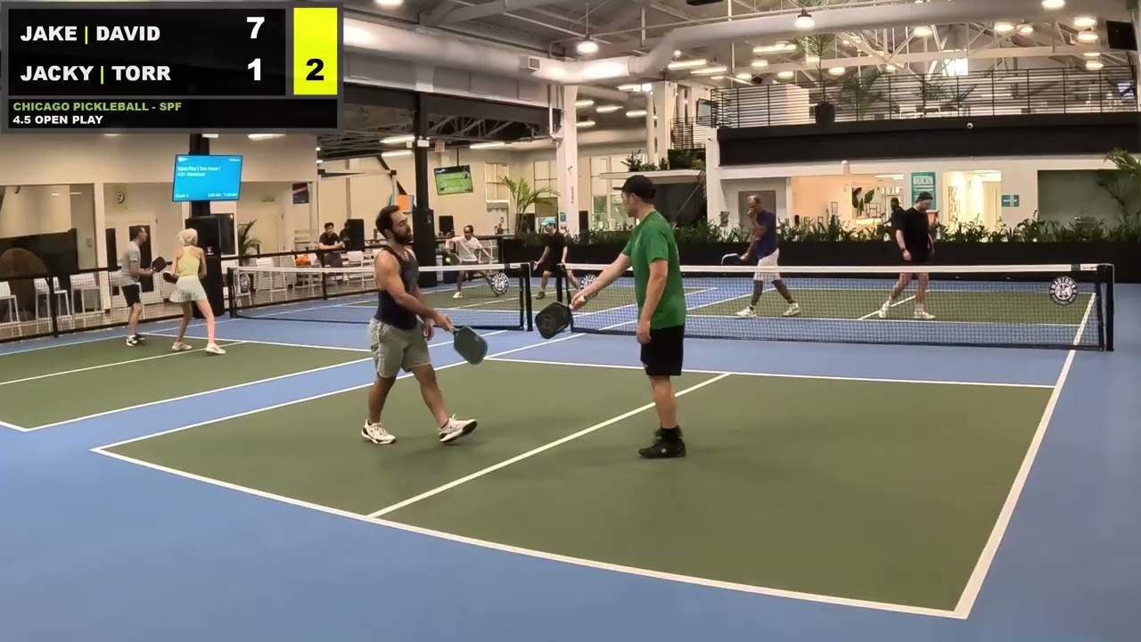 4.5 Chicago Pickleball | SPF Open Play | Gm6 Jacky/Torr vs Jake/David | 7/4/25