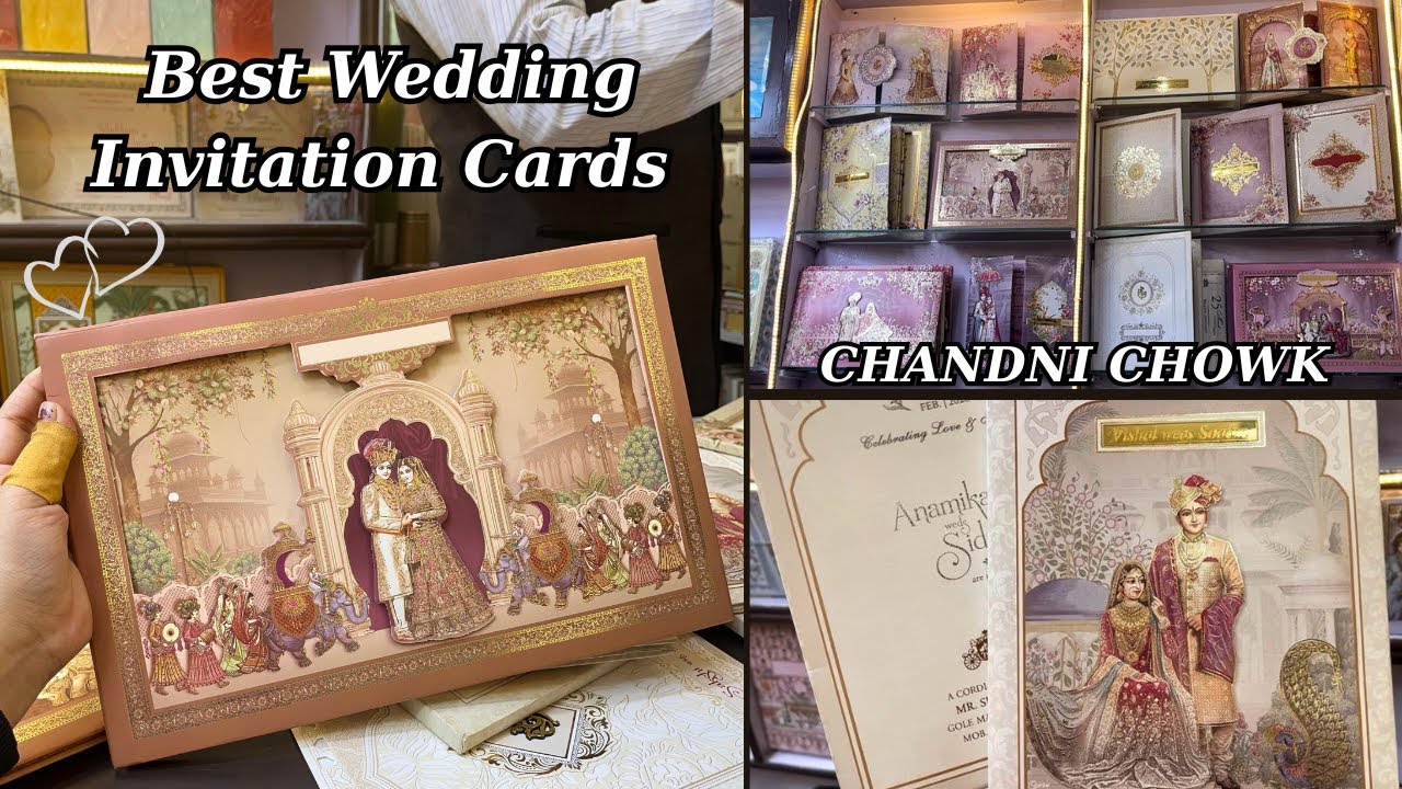 Best Designer Wedding Invitation Cards in Chandni Chowk