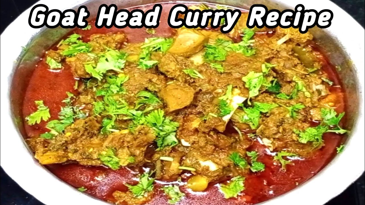 Goat Head Curry | Goat Head Recipe | How To Make Goat Head Curry | Goat Head Gravy | Mundi Ka Salan