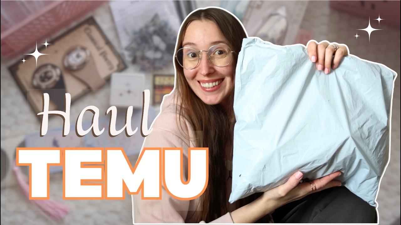 HAUL de TEMU ✨ papelería para lectores, journaling y organización 📦📚