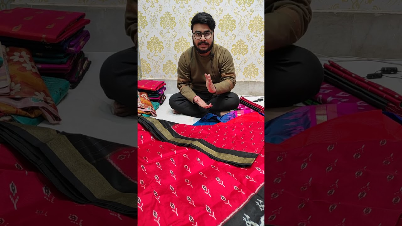 IKKAT Pochampally , Colour Gorod Tussar Hand Painting Sarees Collection Booking no 8710030592