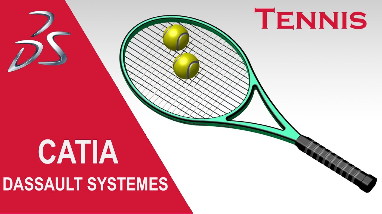 Designing a Tennis Racket in CATIA 🎾 | Full 3D Tutorial
