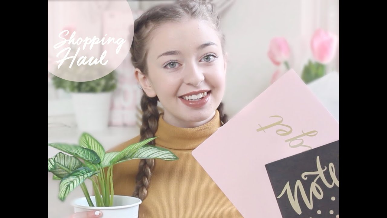 Shopping Haul 2016 & GIVEAWAY! Homeware, Stationary & Clothing! | Floral Princess
