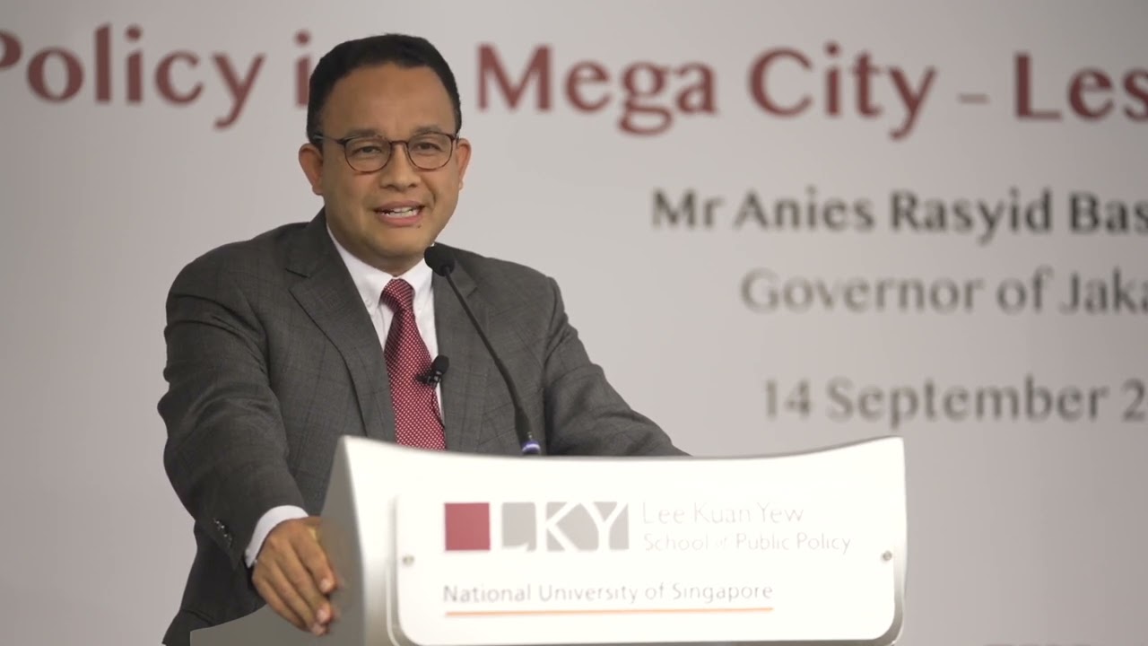 ST Lee Disinguished Lectures: Public Policy in Mega City- Lessons Learnt from Jakarta