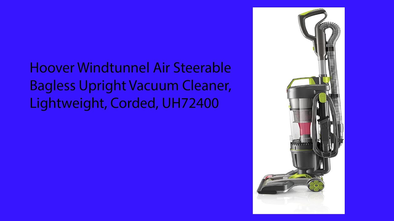 Hoover Windtunnel Air Steerable Bagless Upright Vacuum Cleaner|UH72400