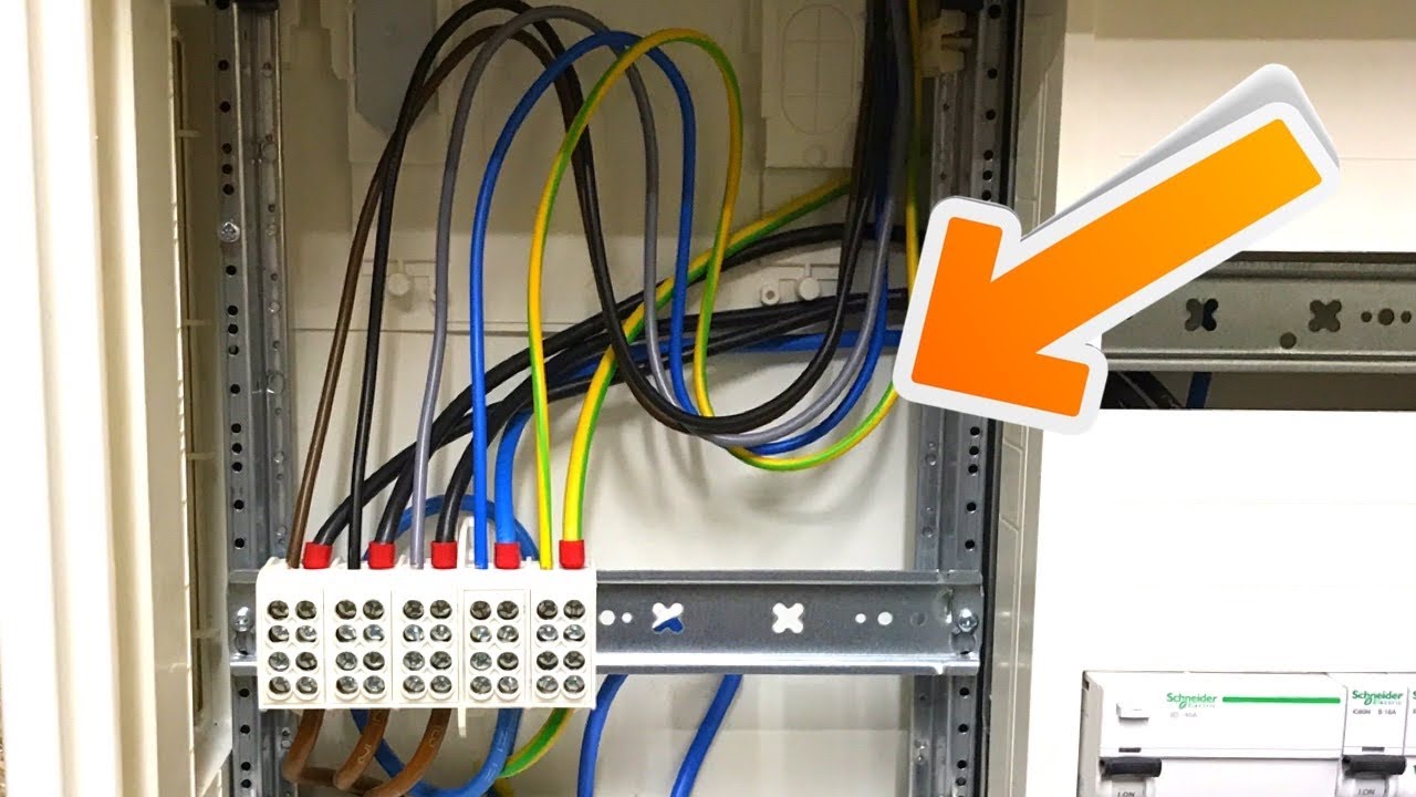Kabel für neue Unterverteilung anschließen. Aber WO ?!? Proofwood