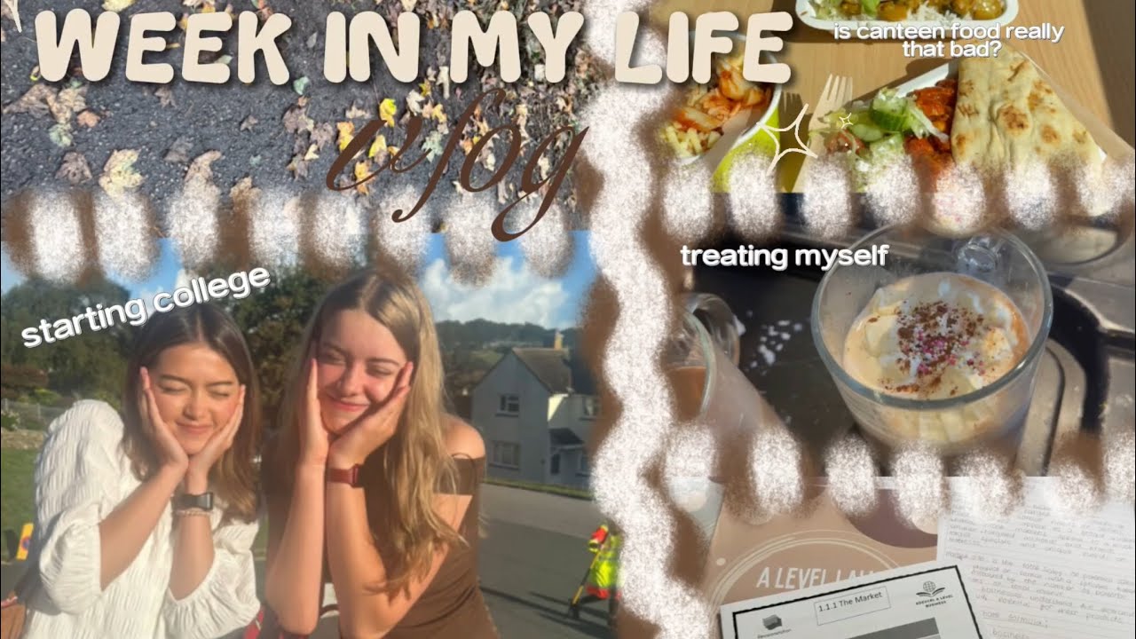 Week in my life💗  (Ep1) Starting college📚/ Cozy autumn aesthetic vlog 🎃🍁