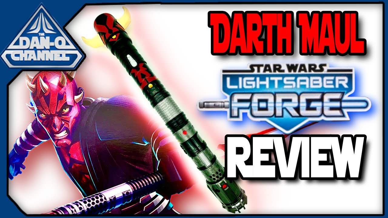 Star Wars Lightsaber Forge Darth Maul Double Bladed Lightsaber. Build your own lightsaber kit
