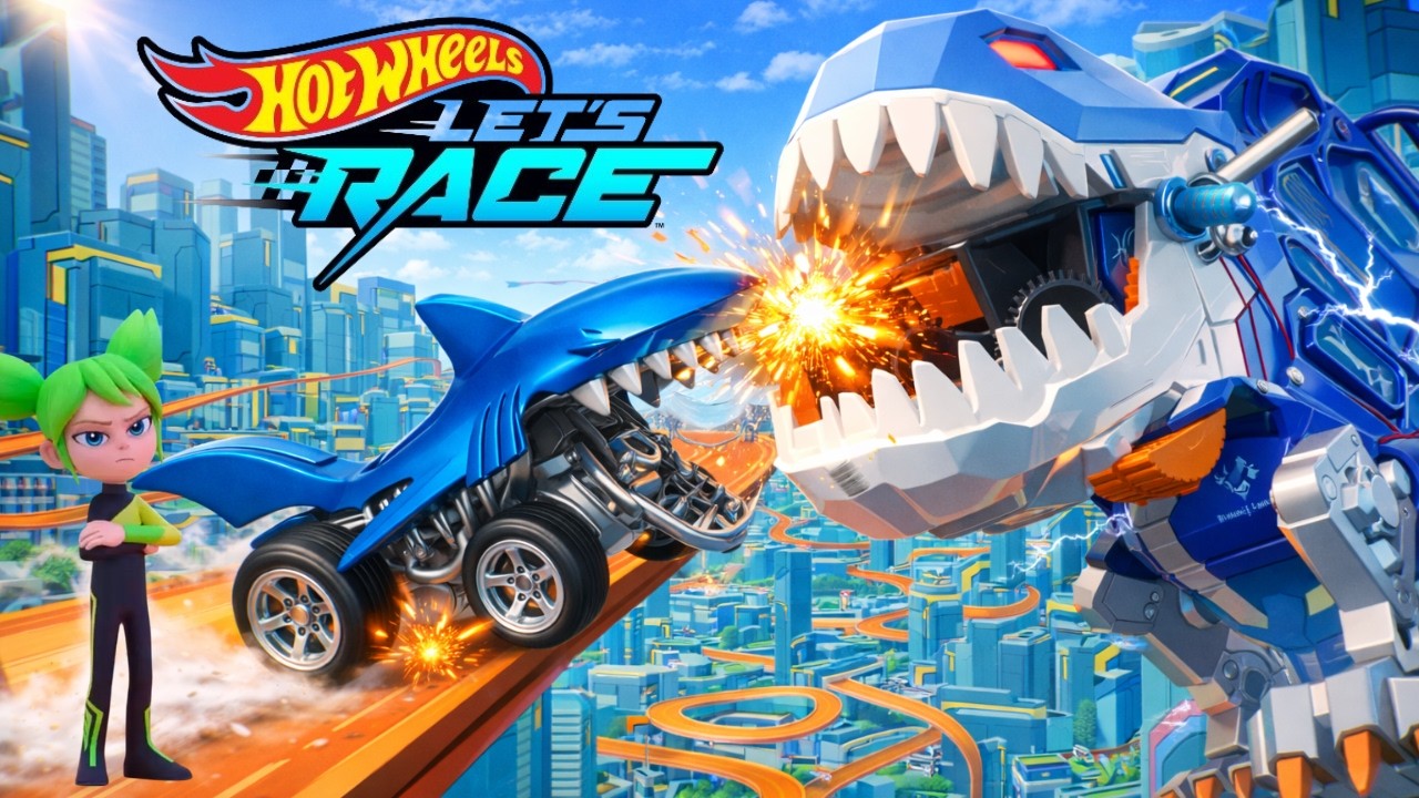 Hot Wheels Let's Race Ultimate Speed: Robot is about eat me