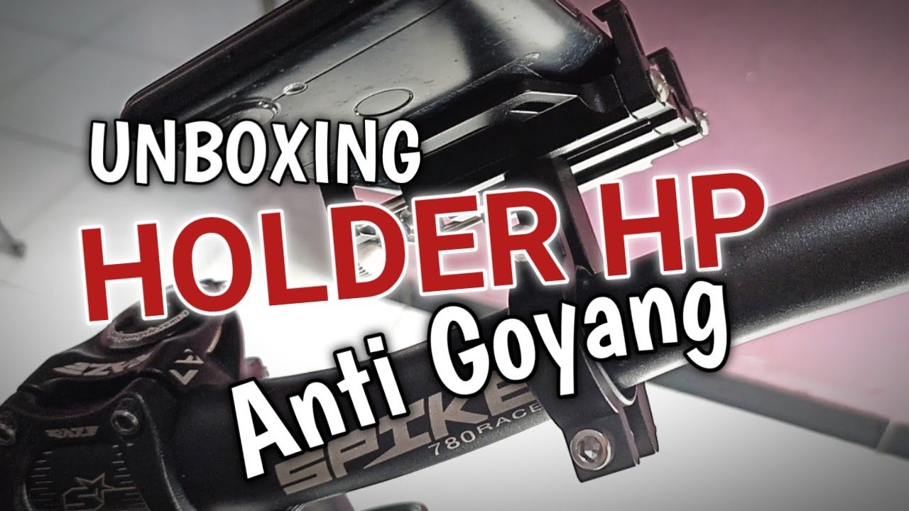 UNBOXING HOLDER HANDPHONE SEPEDA // BRAND ROCKBROS // PERLENGKAPAN GOWES // AKSESORIS