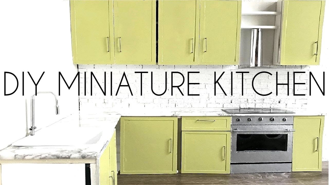 DIY:  miniature KITCHEN