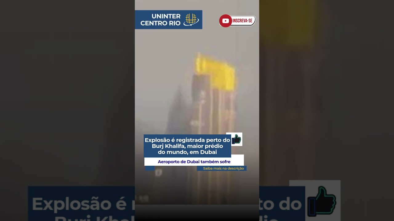 Inc&ecirc;ndio coloca Burj Khalifa, maior pr&eacute;dio do mundo, em alerta m&aacute;ximo