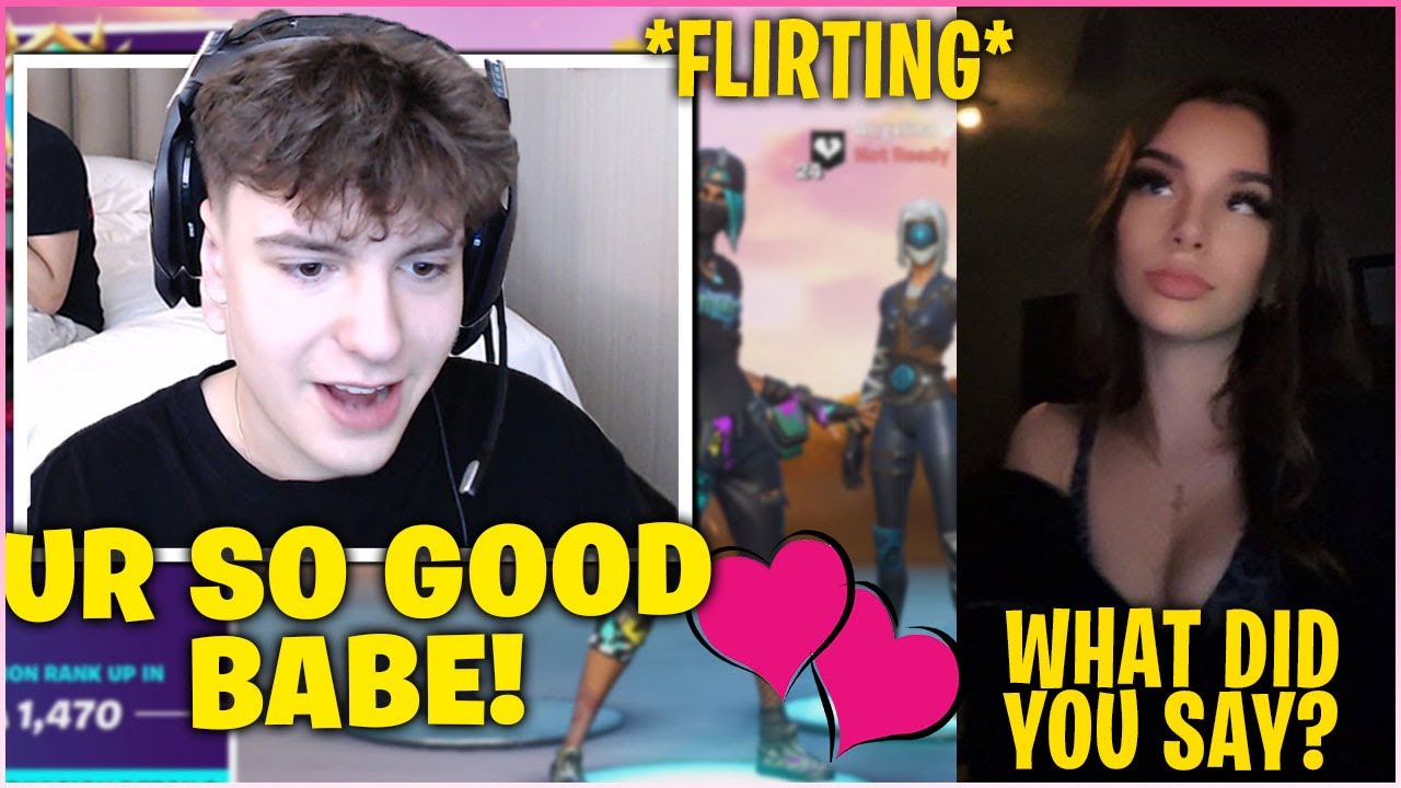 CLIX Makes NEW GIRLFRIEND BLUSHES After he Calls Her BABE On LIVE STREAM! | Fortnite Moments