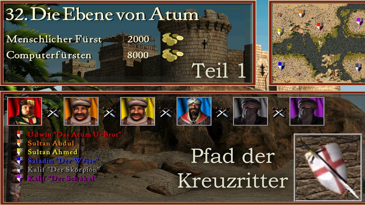 M32: Die Ebene von Atum - Teil 1 - Kreuzritter - Stronghold Crusader | Let's Play (German)
