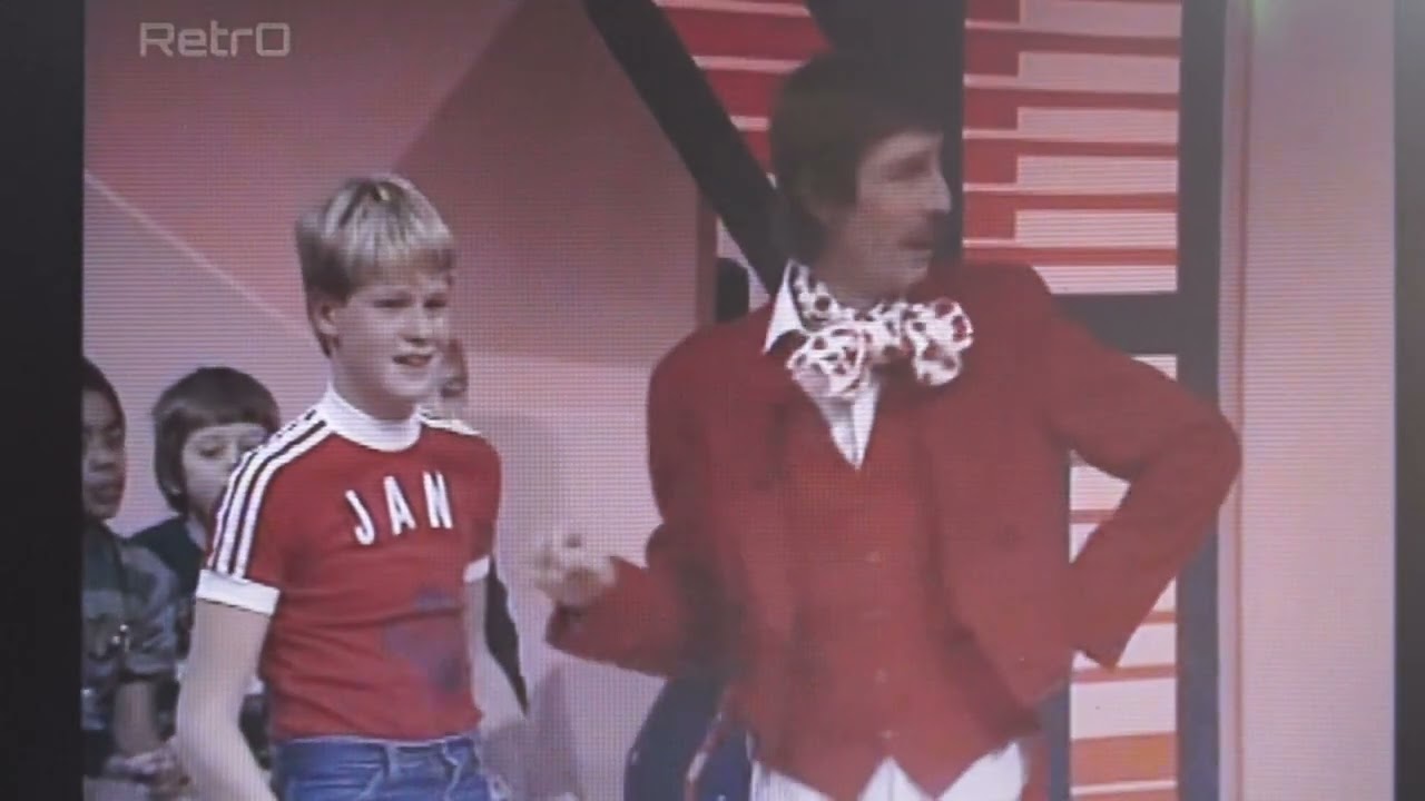 Ren je Rot met Martin Brozius en de school kinderen jaar 1981