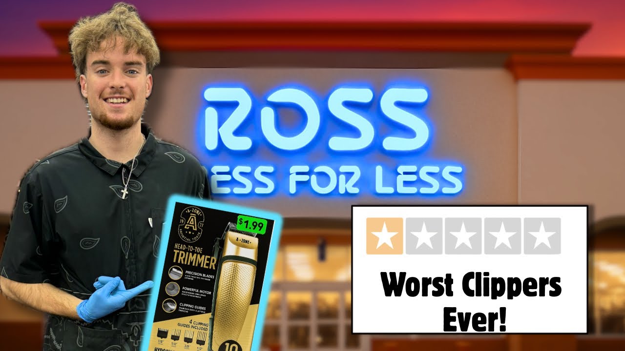 Парикмахер нашел самые дешевые машинки для стрижки в магазине Ross!
