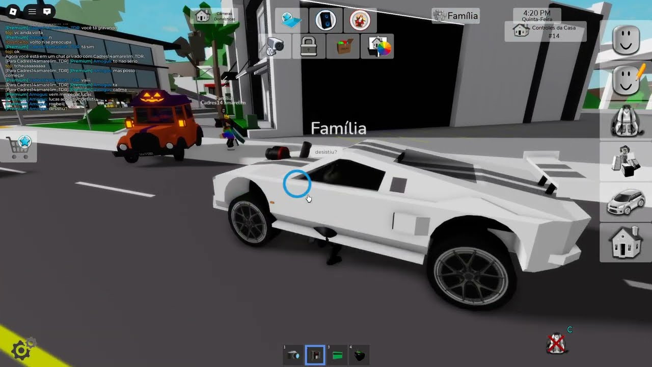 PERSEGUIÇÃO MAIS MALUCA DO BROOKHAVEN! (Loucura)