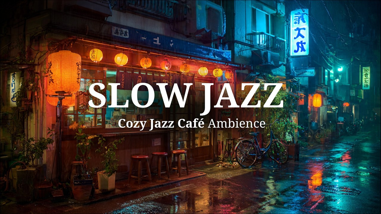 Rainy Night Coffee Shop Jazz ☕ Minimal Jazz, Maximum Productivity