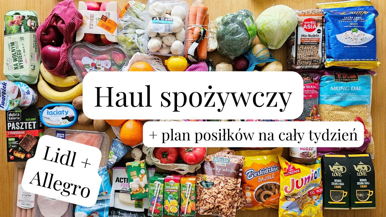 Haul spożywczy i meal plan dla rodziny 2+1 na cały tydzień | Najlepsza herbata 😍