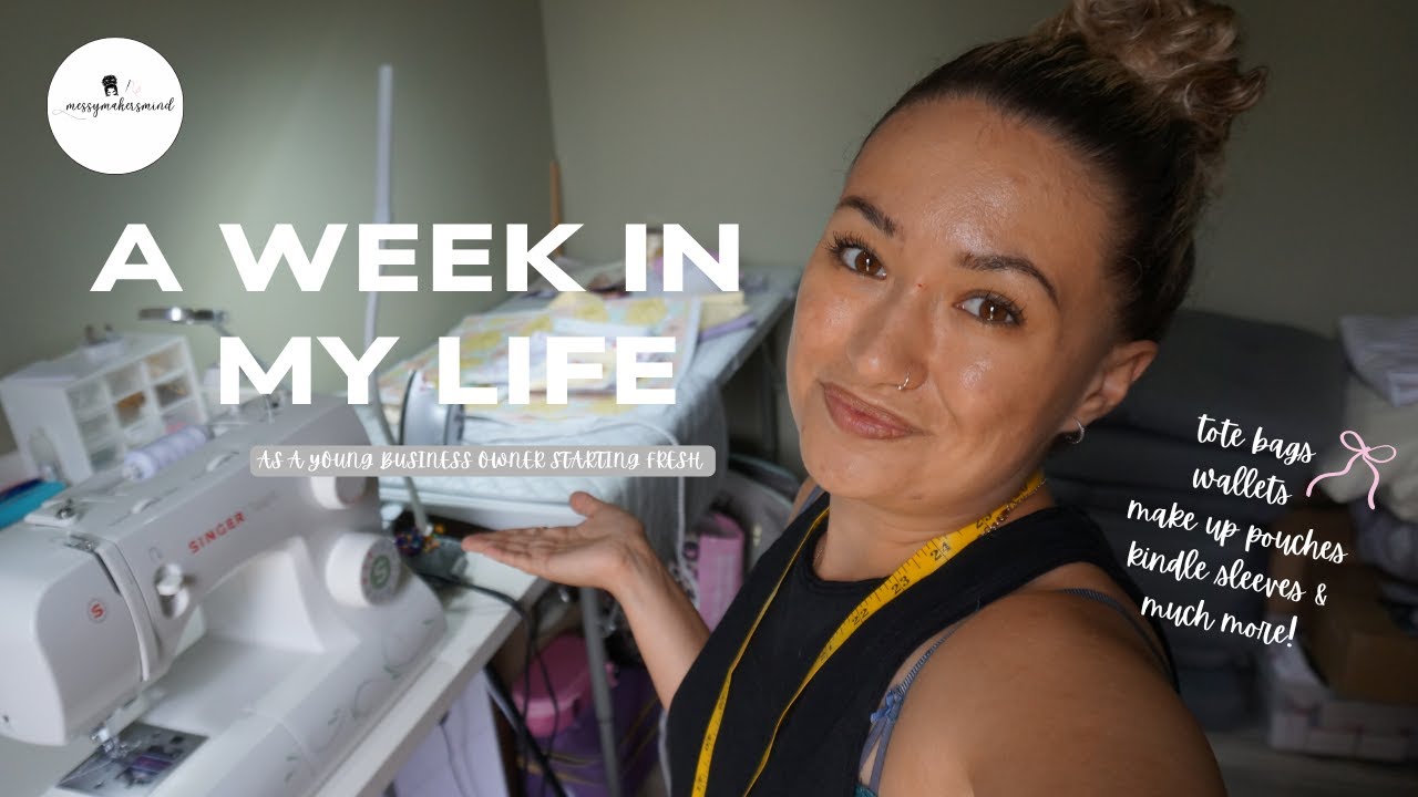 Behind the seams vlog #1 // work on orders with me, quilt and sew! 🧵🪡