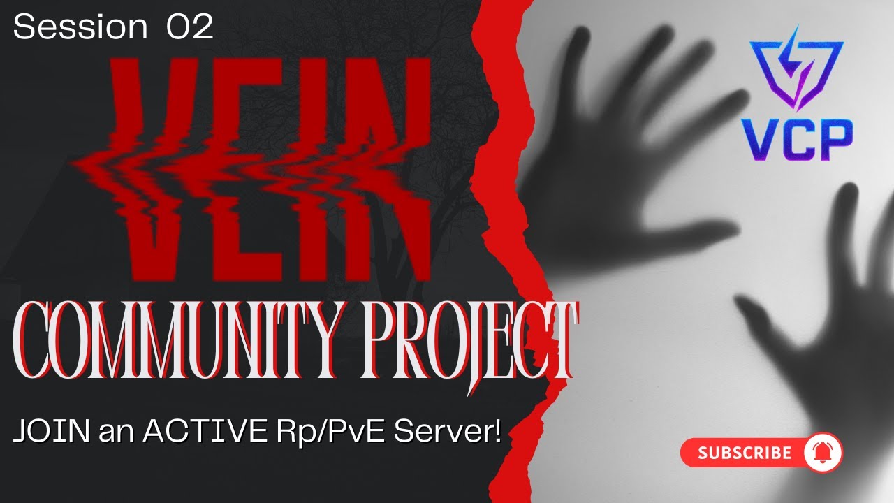 VEIN Community Project Gameplay Walkthrough New Player Help | Crafting Farming PVE RP