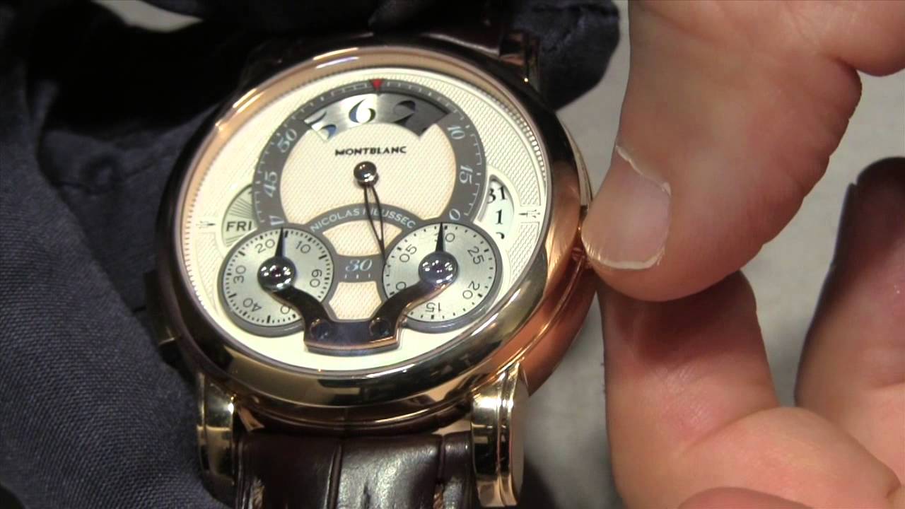 Главные моменты SIHH 2013 года－Montblanc_Nicolas Rieussec Rising Hours