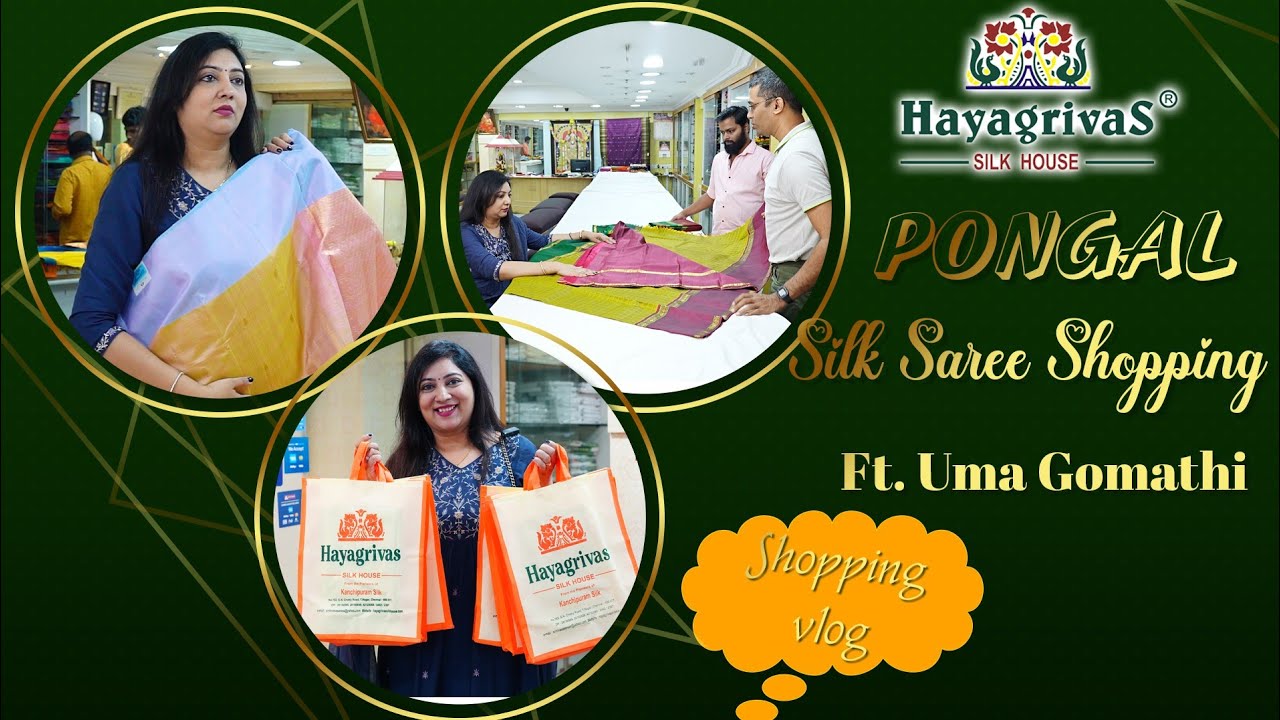 Hayagrivas Pongal Shopping| Exquisite Pastel Kanchipuram Silk Saree Collection-Festive Shopping