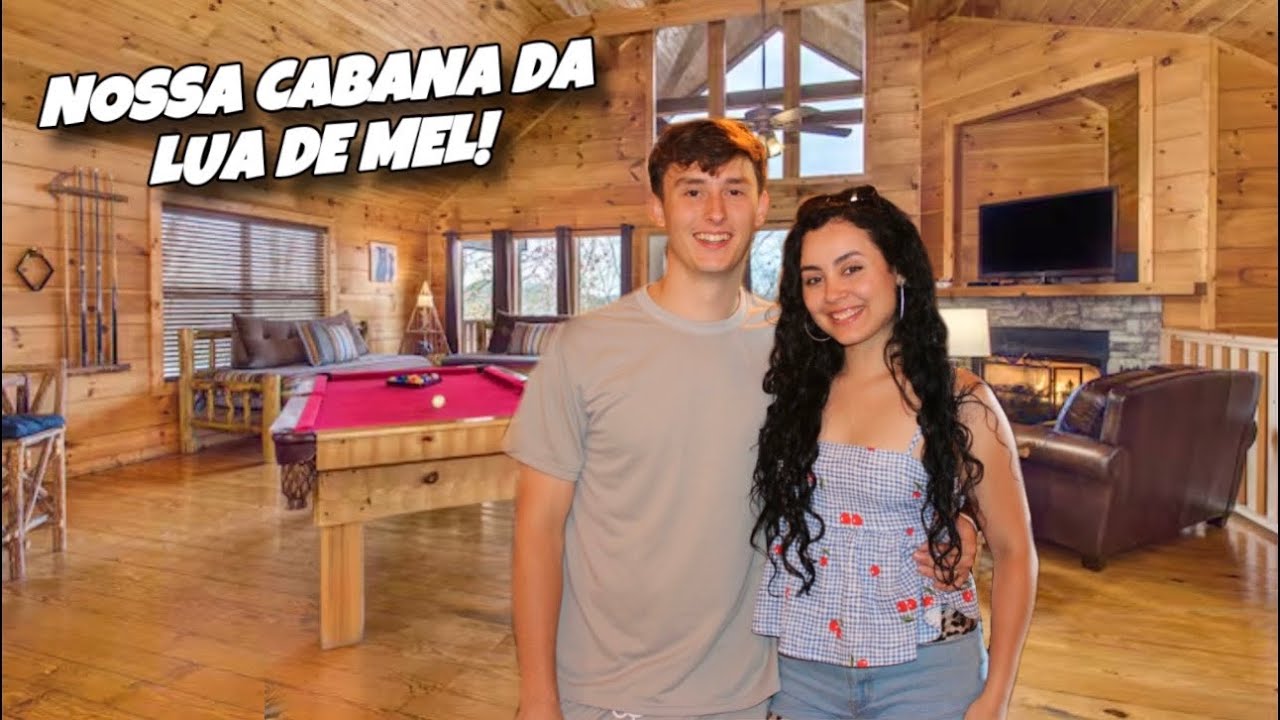 A cabana da nossa lua de mel é incrível!