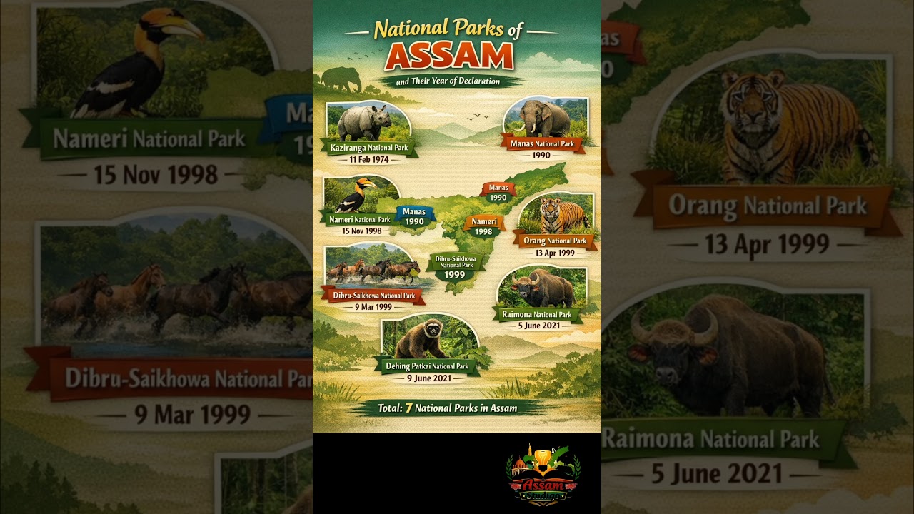 National Parks of Assam 