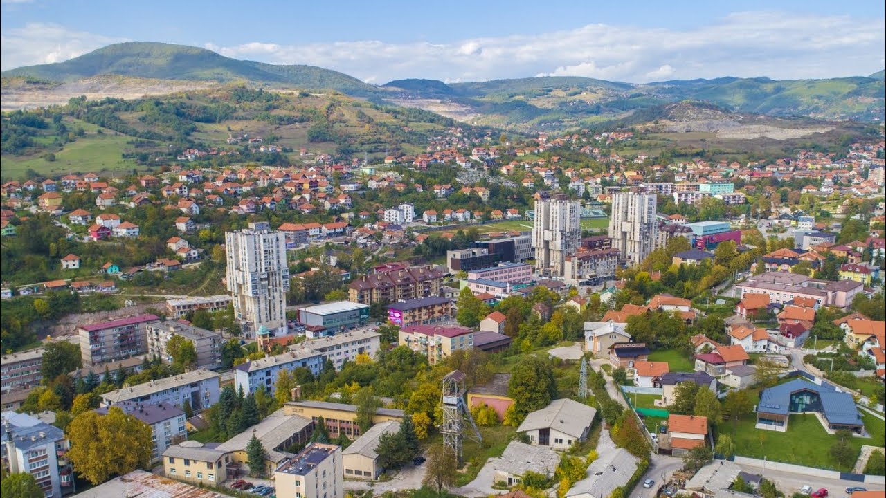 Grad Kakanj iz zraka - Dron.ba za N1