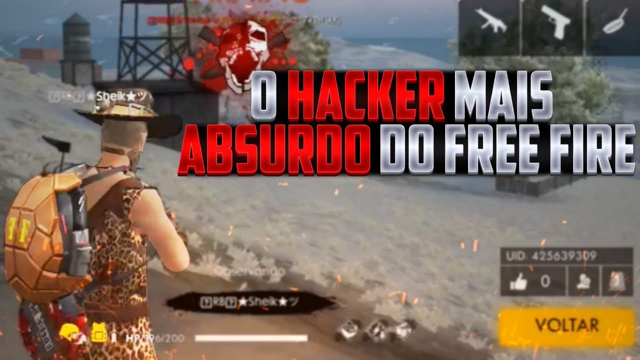 ENCONTREI UM HACKER DE SUPER VELOCIDADE HS AUTOMÁTICO E KIT RÁPIDO - FREE FIRE