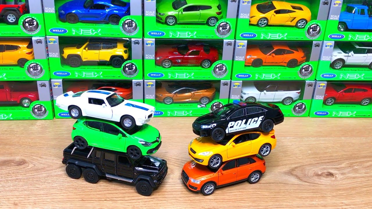 Welly Cars 1/43 and Welly Cars 1/34 models from Box My favorite box of Welly Diecast Cars unboxing