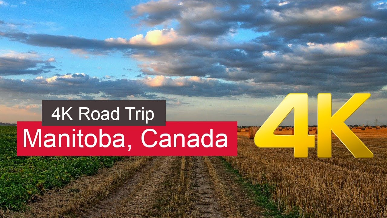 Driving in rural Manitoba, Canada [4K]