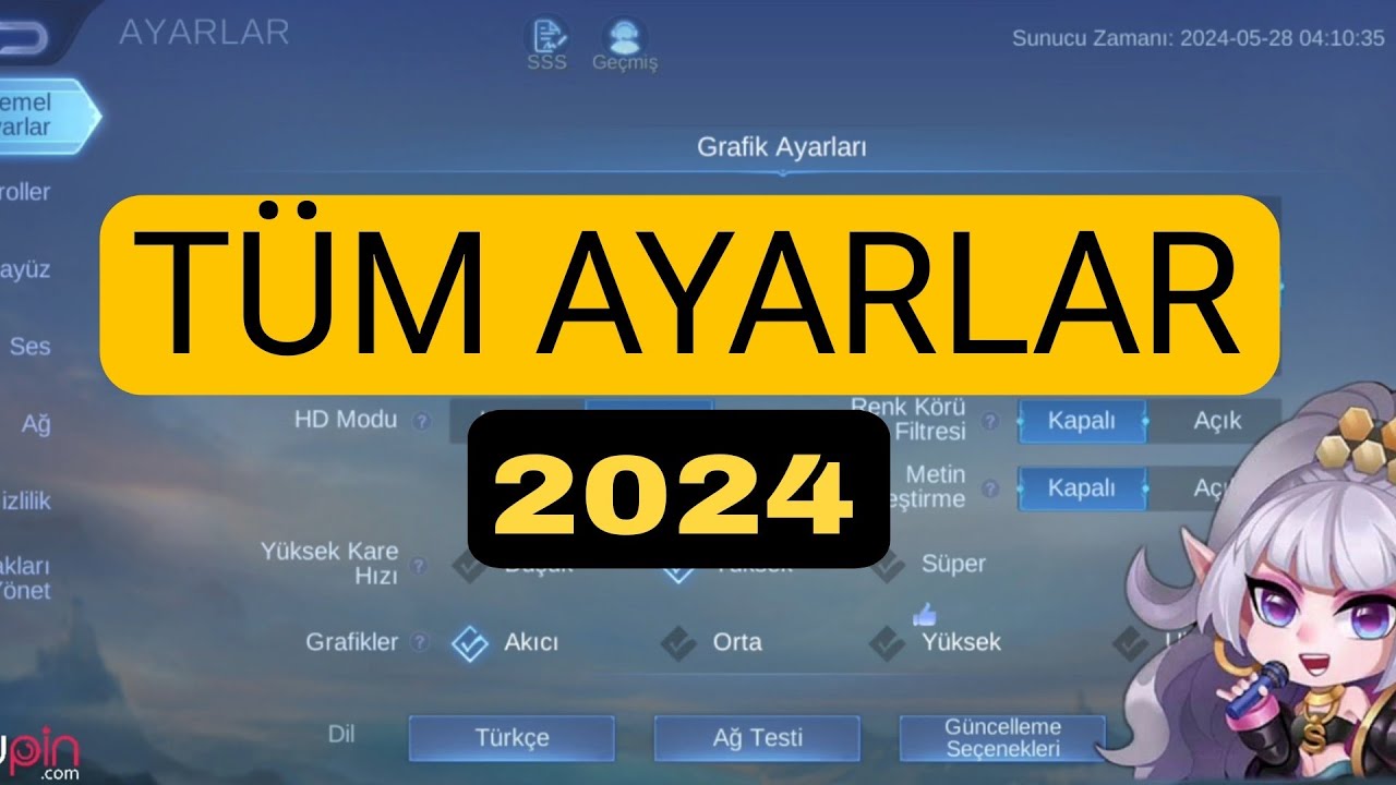 OYUN AYARLARI NASIL OLMALI? MOBİLE LEGENDS BANG BANG EN İYİ AYARLAR KASMAMASI İÇİN