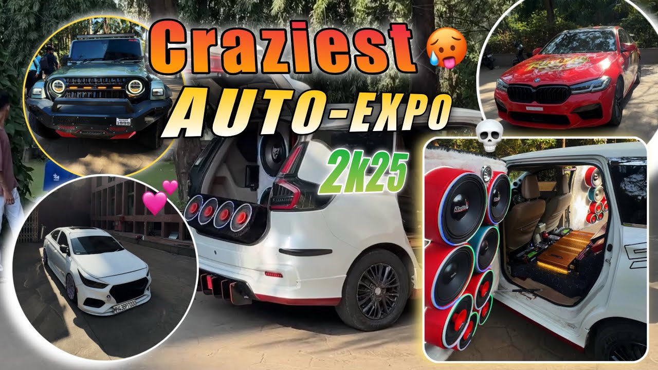 AUTO EXPO IN DY PATIL COLLEGE (Navi mumbai) 🔥💀 2K25 CRAZIEST CARS& BIKES BURN OUTS 💨