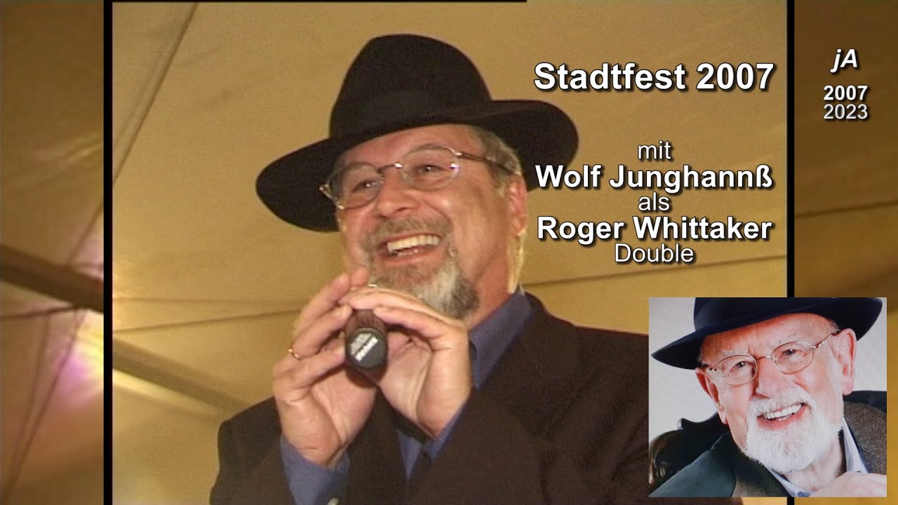 Meuselwitzer Stadtfest 2007  -   Wolf Junghannß als Roger Whittaker Double