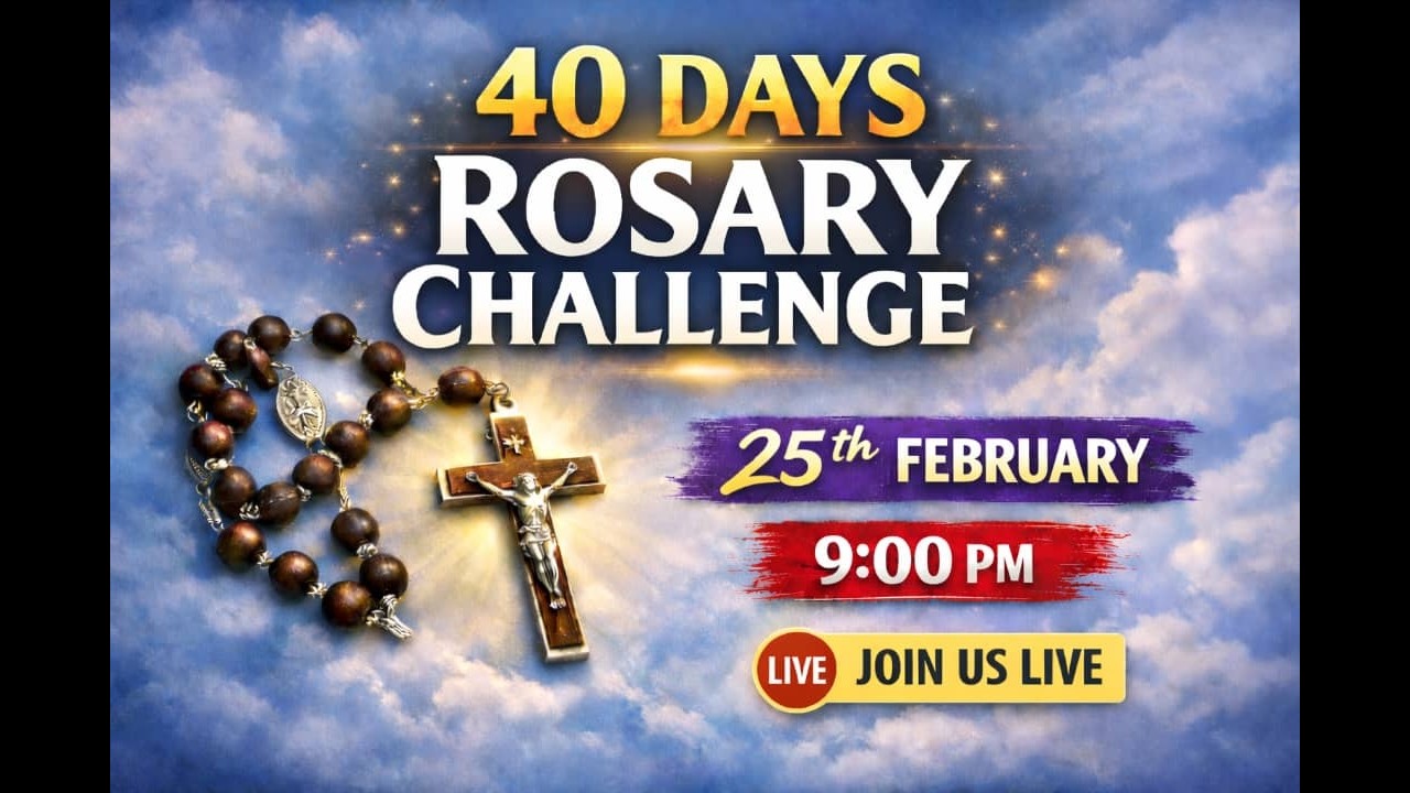 40 Days Rosary Challenge for Lent | Daily Catholic Prayer Journey