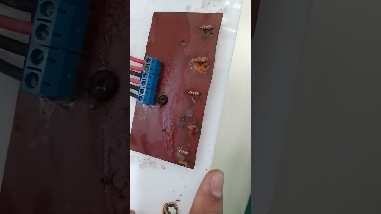 Fire alarm annunciator defective #rusty #damage #corroded #FDAS #Annunciator