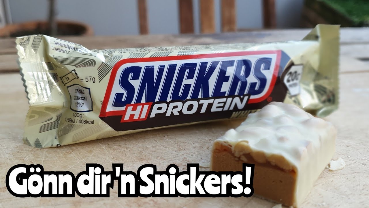 Snickers Hi Protein White Review | Premium Karamell & Weiße Schoki