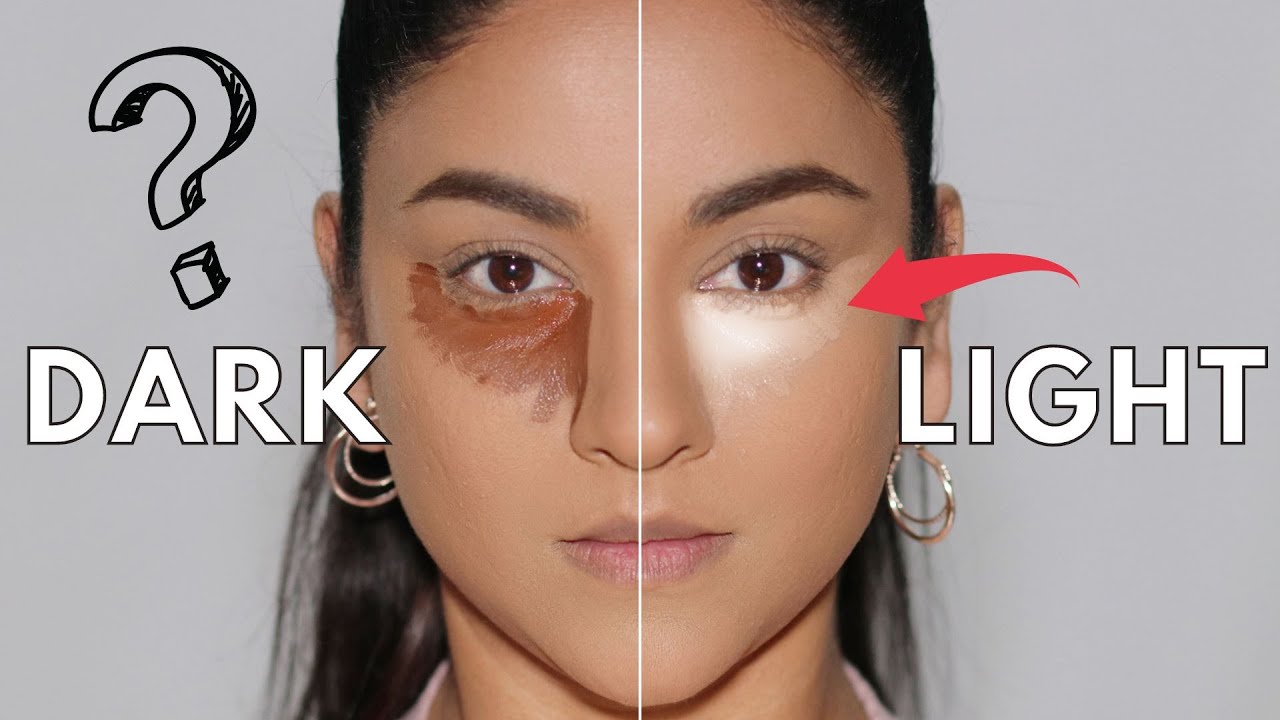 Is CONCEALER supposed to be lighter or darker than foundation? 🤔