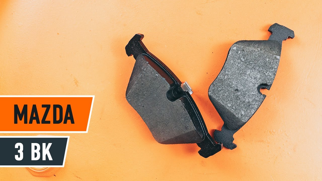 Hvordan bytte bak bremseskiver og bremseklosser på MAZDA 3 BK BRUKSANVISNING | AUTODOC