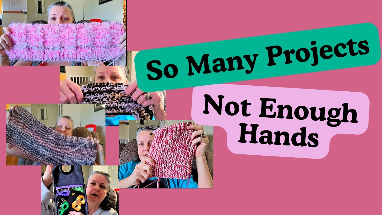 Столько проектов, а рук так мало! #fyp #crochet #sewing #knitting