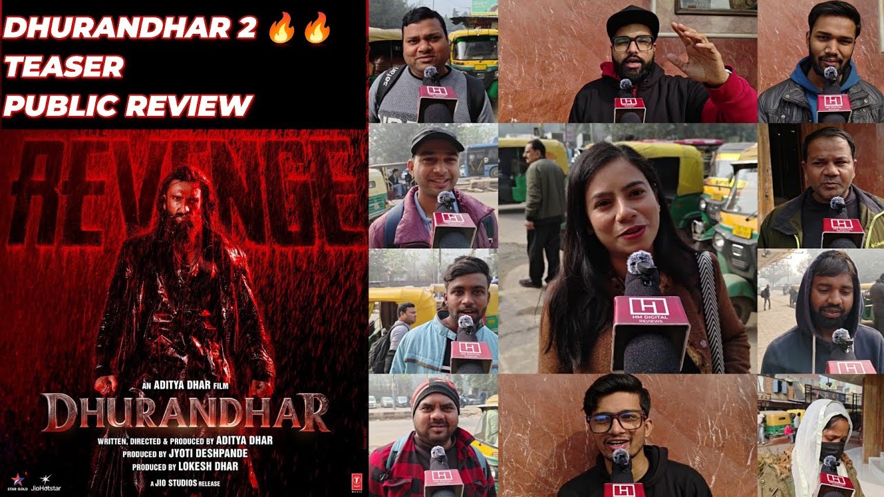 Dhurandhar 2 teaser public review | Ranveer Singh |Aditya Dhar |dhurandhar the revenge public review