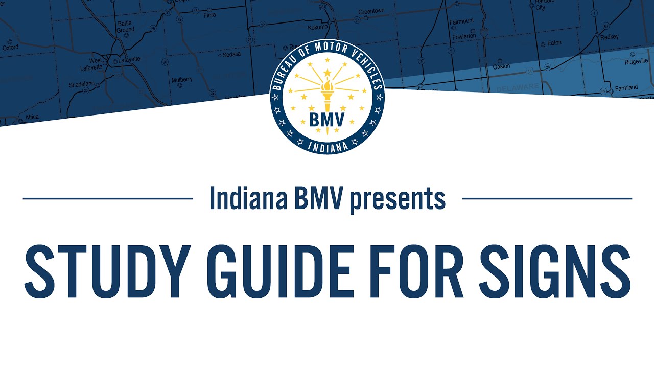 2024 Indiana BMV Knowledge Exam - Signs