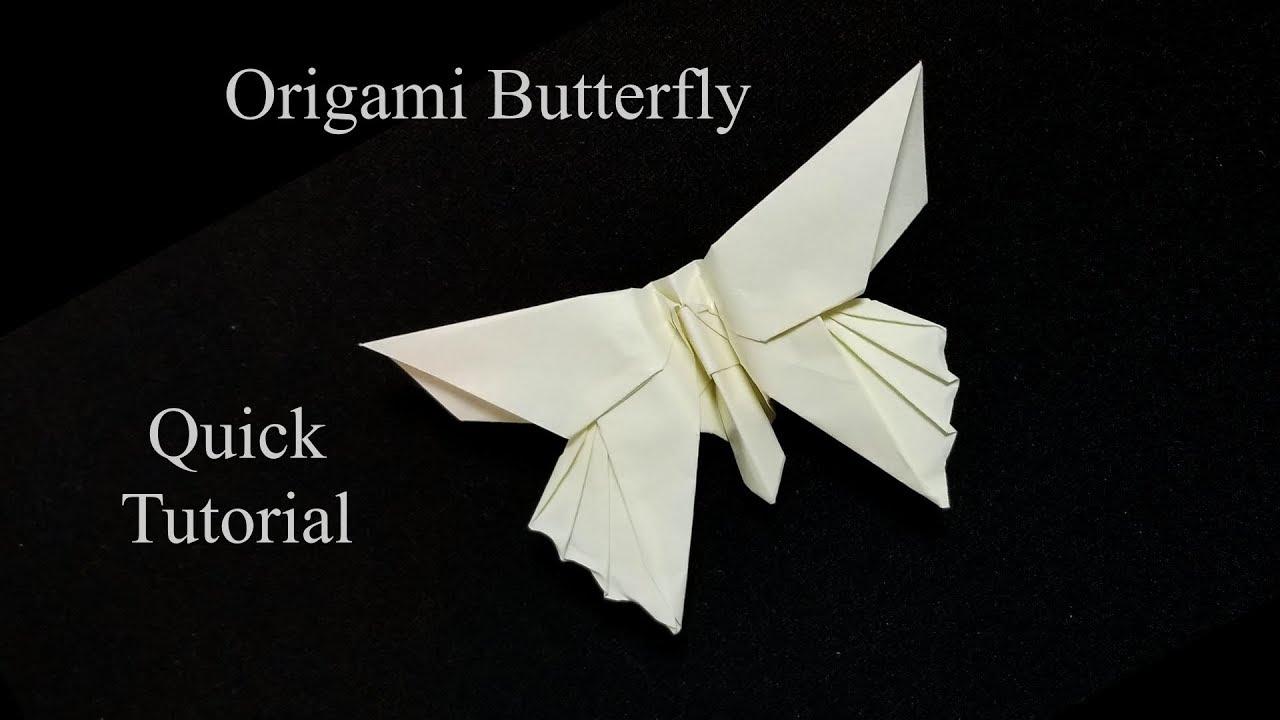 Origami Butterfly - Quick Tutorial (Micheal LaFosse)