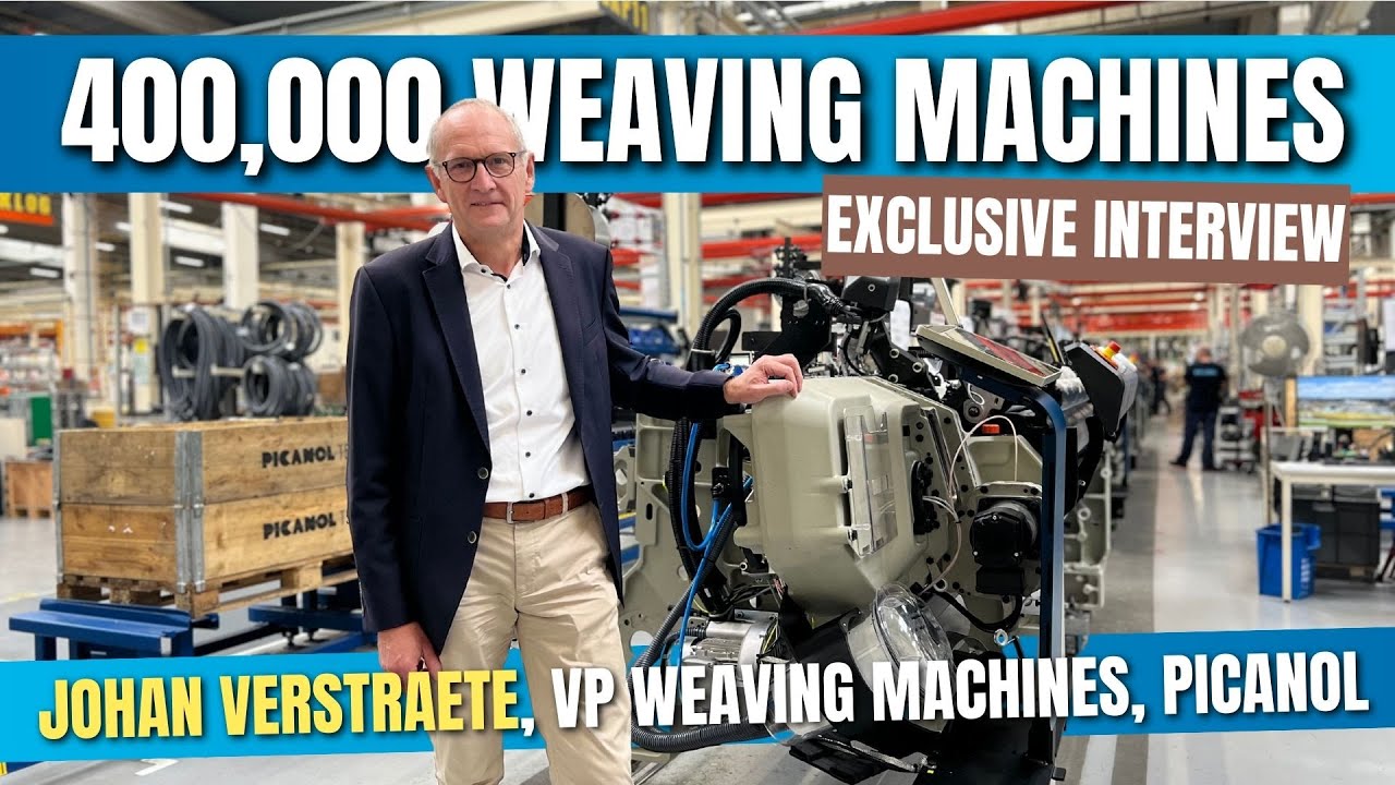 Johan Verstraete - VP, Weaving Machines, PICANOL | Exclusive Interview | PICANOL Showroom - Ieper |