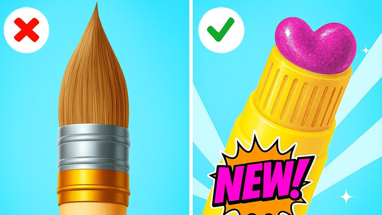 GENIALNE SZTUCZKI ARTYSTYCZNE I RYSUNKOWE 🎨✏️ || Kreatywne pomysły DIY, kt&oacute;re pokochasz